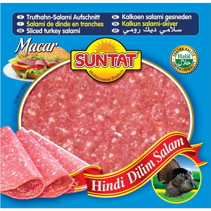 SUNTAT PLAKJES KALKOENVLEES 12X200GR