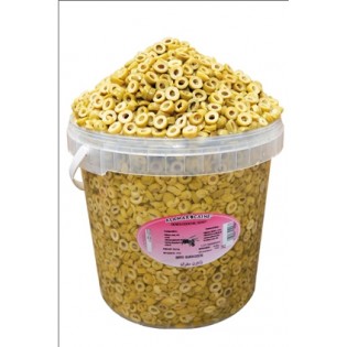 SLICED GREEN OLIVES 7KG