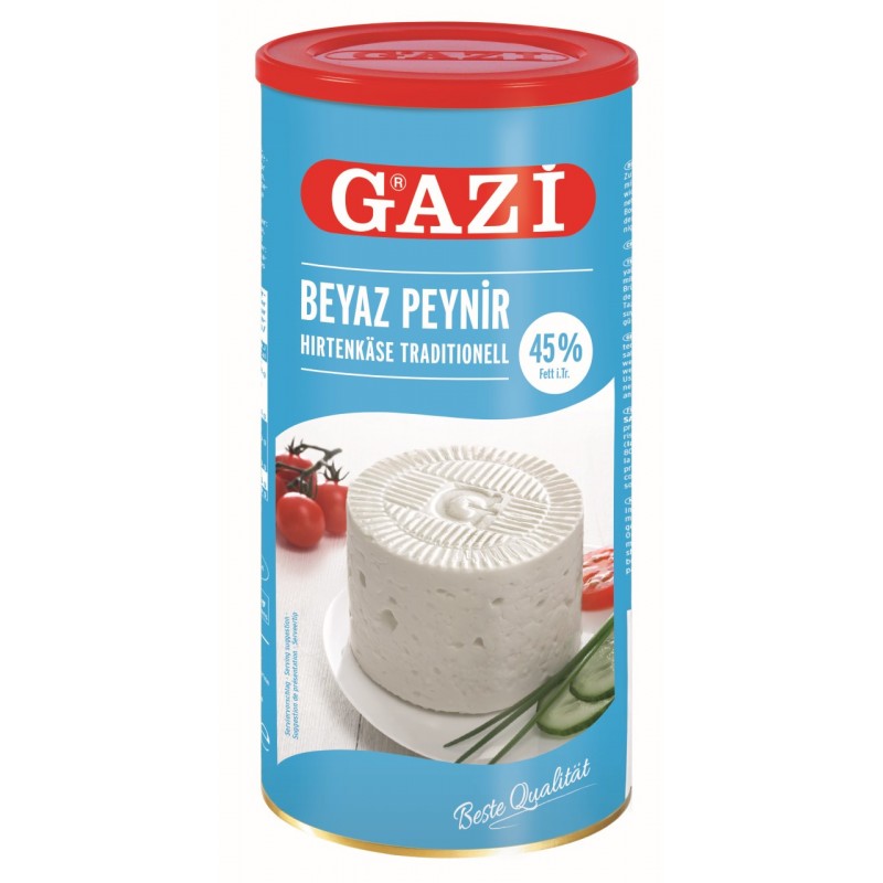 GAZİ BEYAZ PEYNİR %45 6X800GR