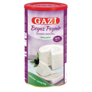 GAZI ZONDER LACTOSE WITTE KAAS 55% 6X800