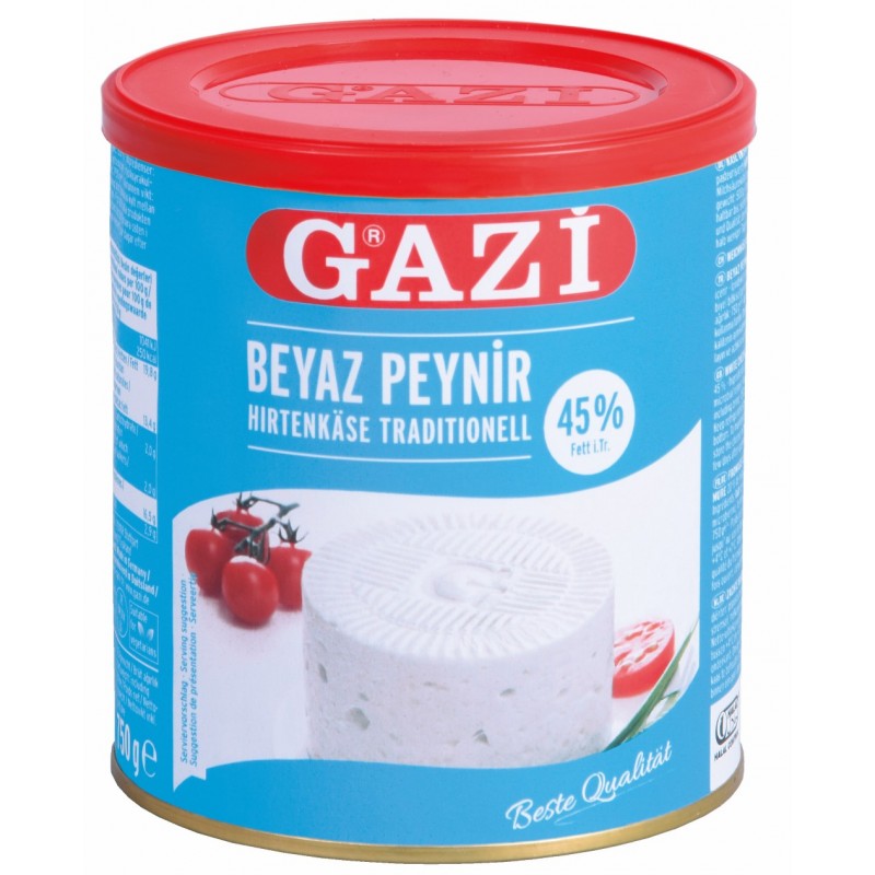 GAZİ BEYAZ PEYNİR %45 6X500GR