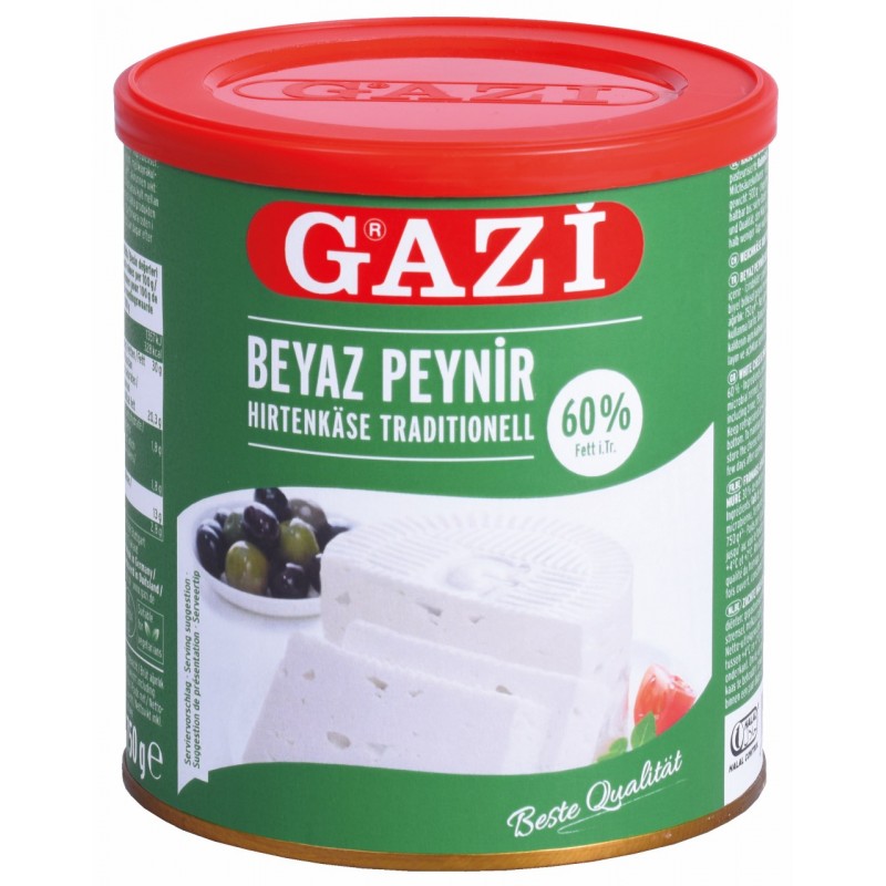 GAZİ BEYAZ PEYNİR %60 6X500GR