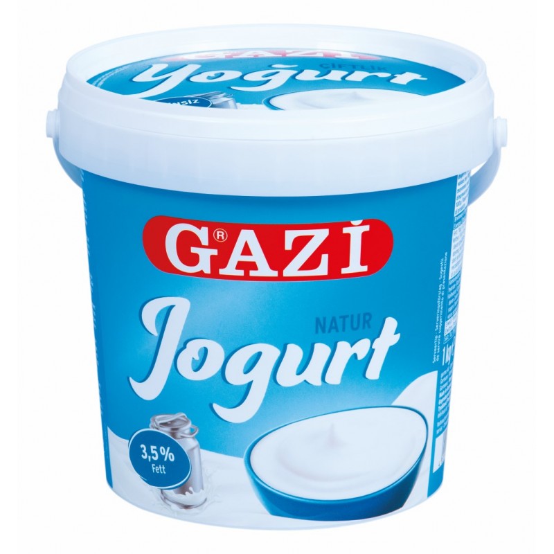 GAZI YAOURT 3.5% GRAISSE 6X1KG BLEU