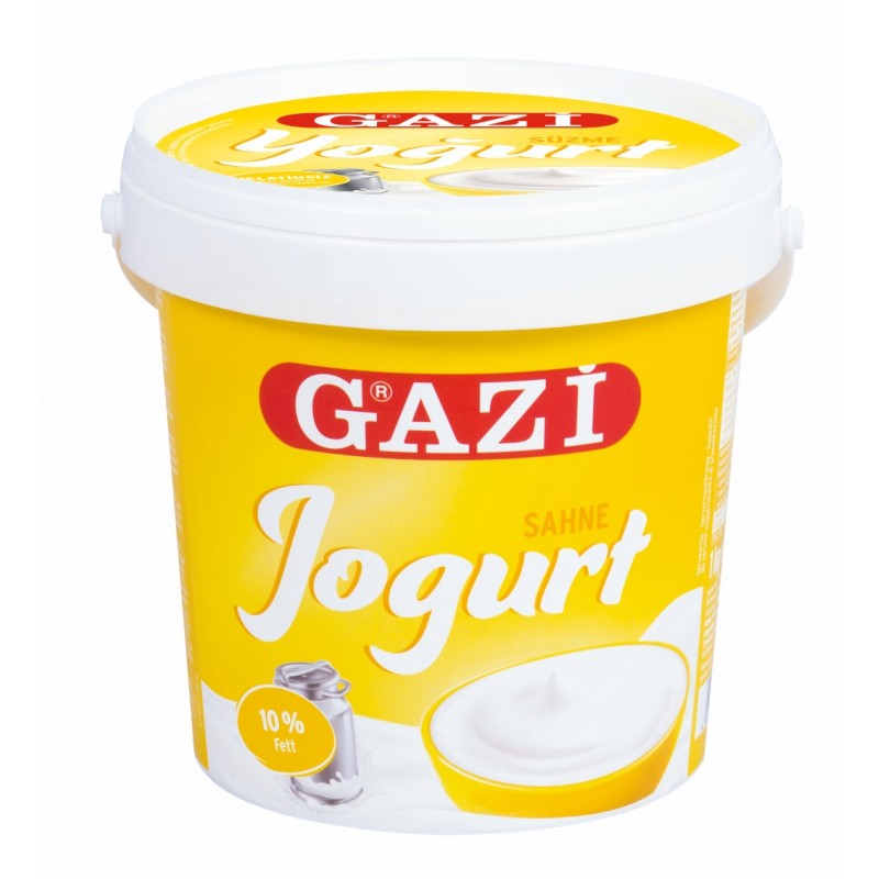 GAZI YAOURT EPAIS 10% M.G 6X1KG JAUNE