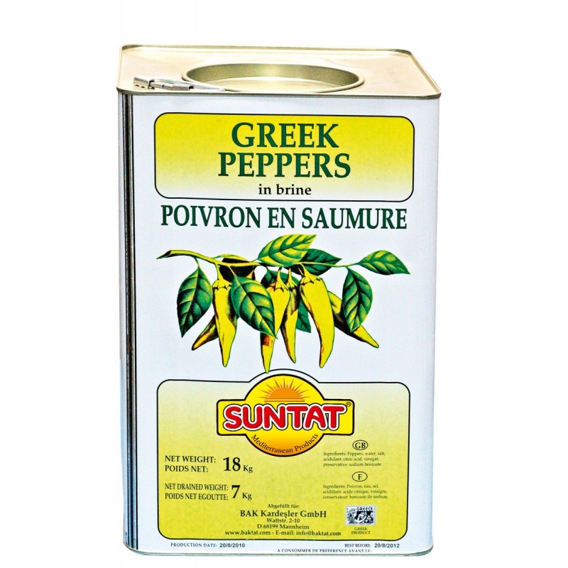 GREEK PEPPERS SUNTAT CAN 7KG N°1